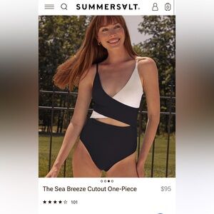 Summersalt Sea Breeze Cutout One Piece
